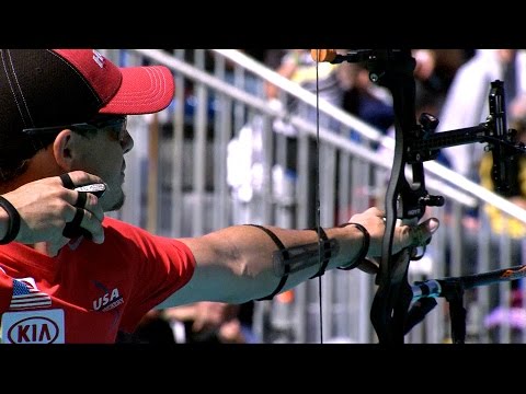 Jake Kaminski v Marcus D'Almeida — recurve men quarterfinal | Lausanne 2014 Archery World Cup