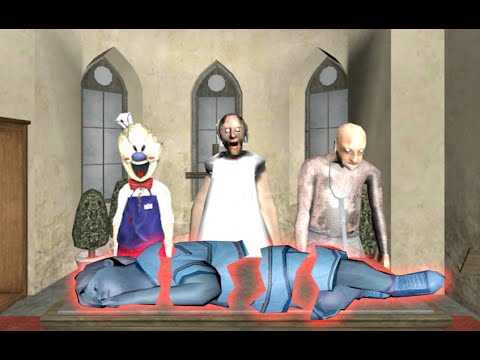 Ice Scream 2 vs Granny vs Mr Meat funny animation part 13