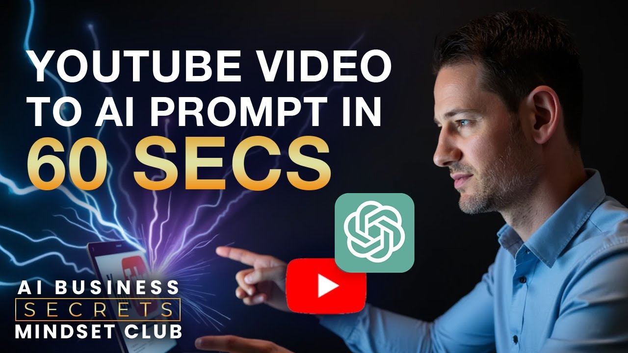 Convert Youtube Video to AI Prompt in 60 Seconds, using ChatGPT | #AIBSMC