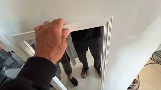 How to use 3M Command power strips to hang a mirror