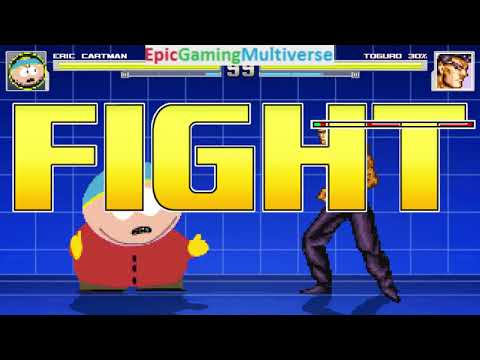 Younger Toguro VS Eric Cartman From The South Park Series In A MUGEN Match / Battle / Fight