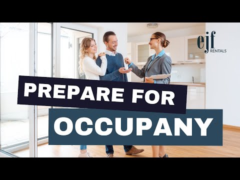 Prepare for Occupancy