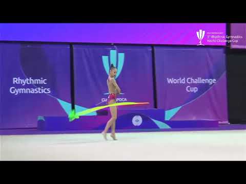[DAY TWO] BAKATOVA Sabina (KAZ) Ribbon Qualifications // Cluj-Napoca World Challenge Cup 2022