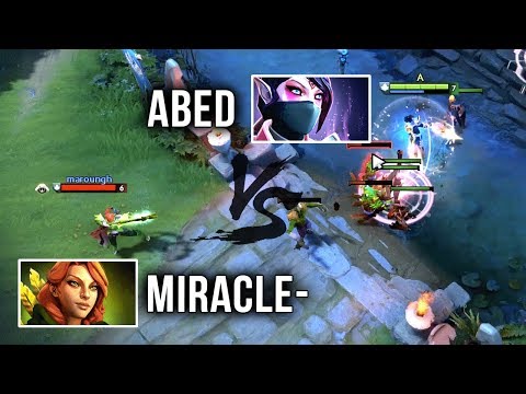 Fnatic.Abed Templar Assassin vs Liquid.Miracle- Windranger EPIC MID Battle of the Best - Dota 2