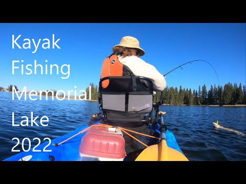 Kayak Fishing Memorial Lake, Spring of 2022
