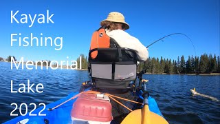 Kayak Fishing Memorial Lake, Spring of 2022