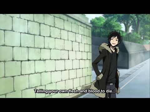 Izaya and his sisters (Durarara x2 Ep 20) ヂュラララ転