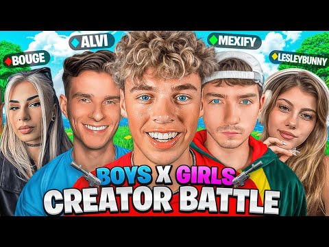 Das ERSTE Jungs x Mädchen FORTNITE Creator BATTLE! ⚔️