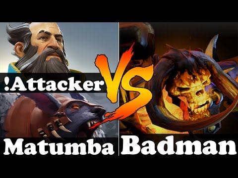Dota 2 - !Attacker Kunkka And Matumbaman Ursa VS Badman Clinkz - Ranked Match Gameplay