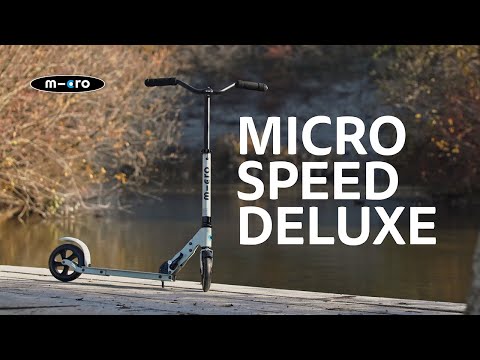 Самокат Micro Speed Deluxe – Аляскинский голубой (складной, до 100 kg, 2-х колесный) (SA0214)