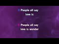 The Day I Fall In Love Karaoke