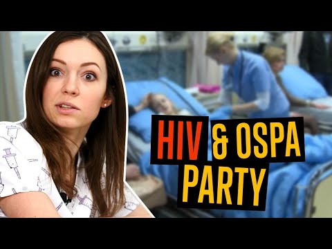 A REAL DOCTOR watches the series HOSPITAL - HIV and SMALLPOX PARTY