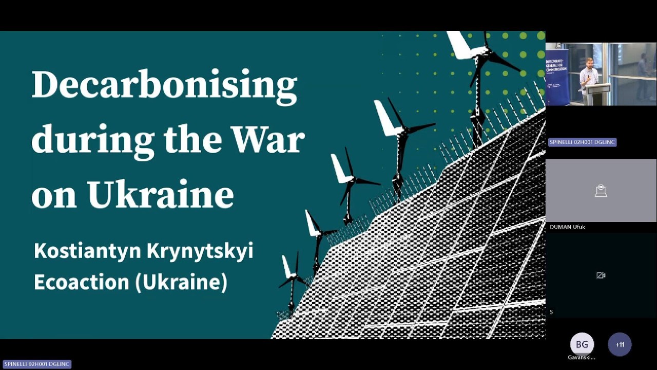Decarbonising during the War on Ukraine | Just Transition event