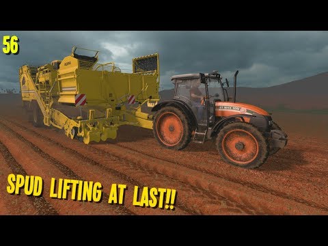 Farming Simulator 17 Platinum Edition - Estancia Lapacho - Lets Play- EP 56 - spuds!!