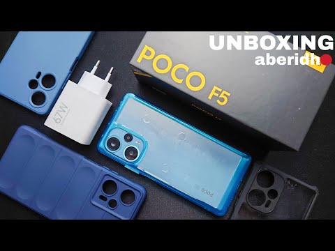UNBOXING POCO F5 BLUE | GAMING EMULATOR TEST | CASES UNDER 1$