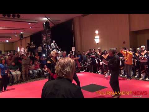 Team Paul Mitchell International vs Team Full Circle Black Round 2 Men's Team Fighting at Diamond Nationals 2012 Merge