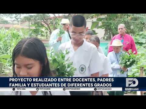 PROFESORES Y ESTUDIANTES PREPARAN LA TIERRA PARA COSECHA EN HUERTOS | DESDE COCLÉ CON DIMAS ARANDA