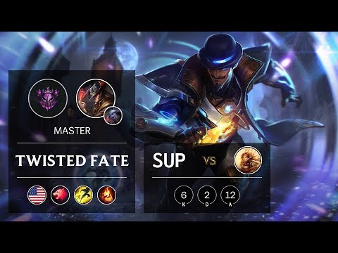 Twisted Fate Support vs Leona - NA Master Patch 9.6