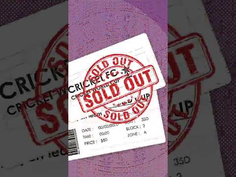 ICC  Cricket World Cup 2023 India tickets scam | Bharat v/s Pak final tickets | #cricket #trending