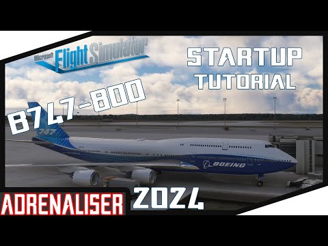 MSFS 2020 Boeing 747-800  Startup Tutorial 2024 German Cold & Dark 🔥 Anfänger-Fortgeschrittene🔥