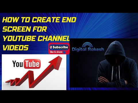 How to create end screen for YouTube Channel videos