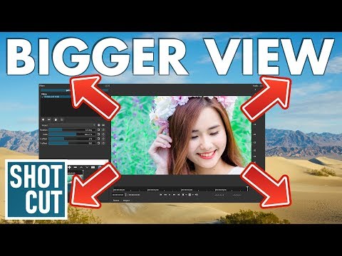 How to make the Video Preview Bigger in Shotcut
