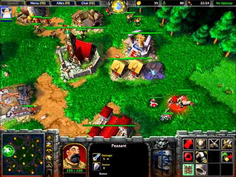 iMthomaas Game Commentary - WC3 TFT Human Standard Intro Build