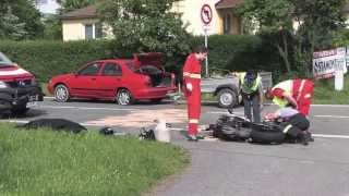 preview picture of video 'Orlický.net: Tragická nehoda motorkáře'