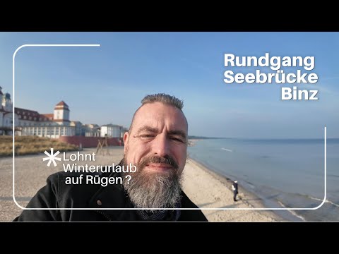 🌊🏖️ Lohnt Urlaub in Binz im Februar?| Rundgang an der Seebrücke bei Sonnenschein🌞🚶‍♂️