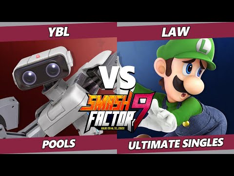 Smash Factor 9 - YBL (ROB) Vs. Law (Luigi) SSBU Ultimate Tournament