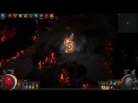 POE[3.19] UBER SIRUS kill with Fire flicker