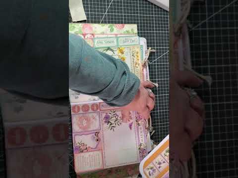 calendar album made with Graphic 45