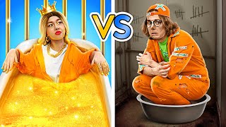 Rich vs Broke in Jail! Viral Gadgets vs Cool Hacks | Funny Situations & Amazing Ideas