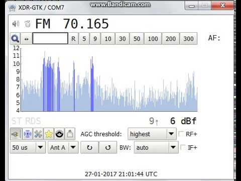 [tropo] 70,13 - Belaruskaye Radyjo kanal Kultura, Smarhon, Belarus, 299 km, 27th January, 2017