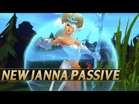 NEW JANNA PASSIVE EFFECT - League of Legends