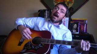 Hank Williams &quot;Lonesome Whistle&quot; Cover on a 70s Gibson Hummingbird Copy
