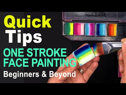 One stroke face painting quick tips how to load your brush