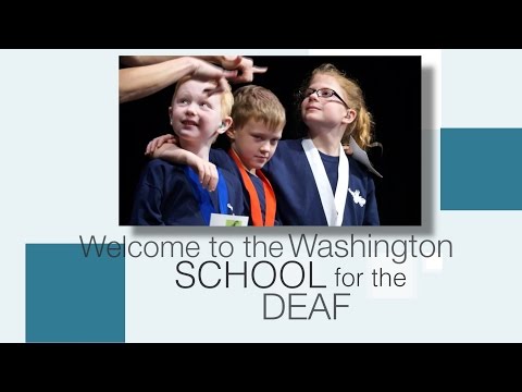Deaf kids at Washington school for the Deaf