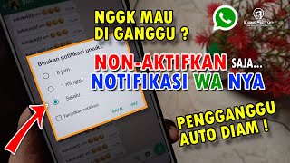 Download lagu Cara Menonaktifkan Notifikasi WA Hanya 1 Orang Saja mp3