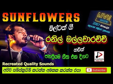 RANIL MALAWARACHCHI WITH SUNFLOWER රනිල් මල්ලවාඅරච්චි  සමග පැරණි  සන්ෆ්ලවර් 2007  RECREATED   SOUND
