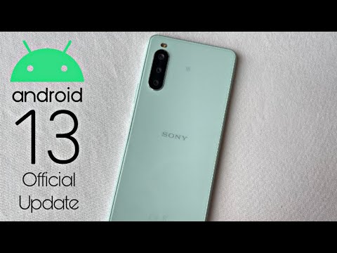 Sony Xperia 10 II Android 13 Update