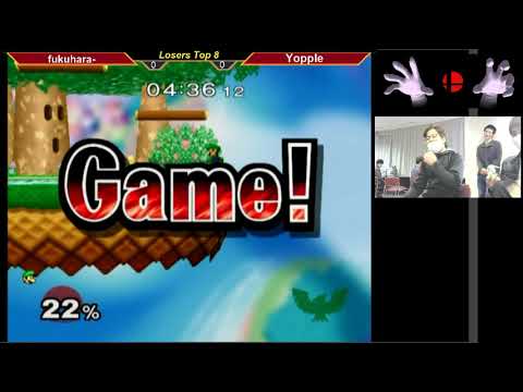 MasterHand 40 SSBM -Losers Top8- fukuhara-(Luigi) vs. Otonano ADHD(C.Falcon)