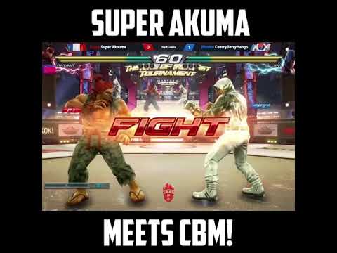 SUPER AKOUMA MEETS CBM! JIN VS AKUMA! 🔥😱😱 Super Akuma Akuma vs CBM Jin Tekken 7