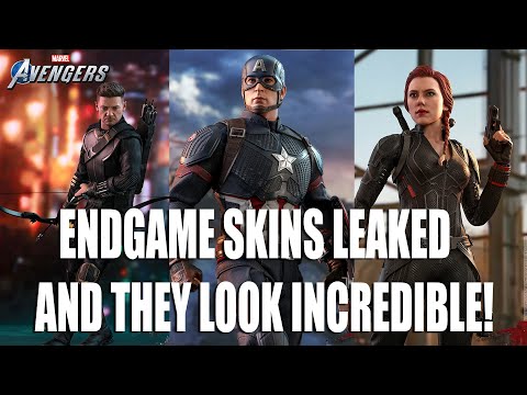 ENDGAME SKINS FOR CAP, WIDOW & HAWKEYE LEAKED & THEY LOOK INCREDIBLE! | Marvel's Avengers
