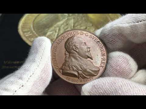 Gustav II Adolf  400-årsminnet av konungens födelse 1594-1894 från Roberto Delzanno Numismatik