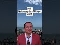 When the beach feels like a real-life game of human Tetris in Chicago!
