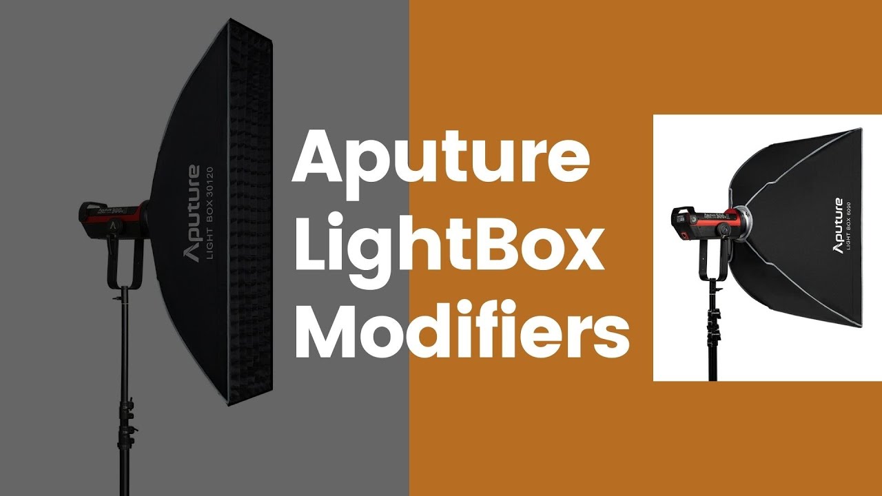 Aputure LightBox 30×120 & 60×90 II Bowens Mount LightBox Modifiers
