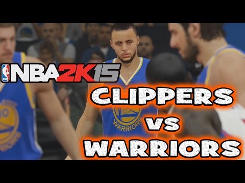 NBA 2k15 XBOX ONE Gameplay: Golden State Warriors vs Los Angeles Clippers [HD]
