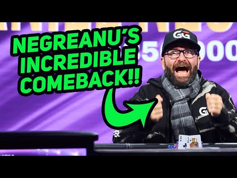 Daniel Negreanu Greatest Final Table Comeback!