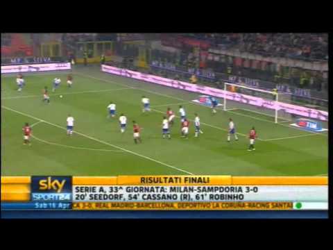 Milan - Sampdoria 3-0 | Highlights Sintesi Sky Sport 24 | 16/04/2011 | 33^ giornata serie A | HQ